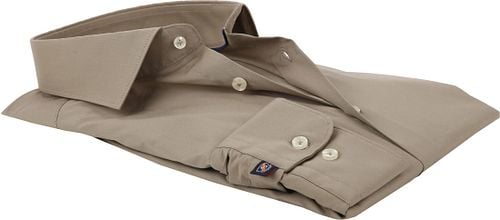 Suitable Overhemd Uni Khaki Skinny Product / Detail