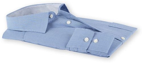 OLYMP Luxor Strijkvrij Shirt Blauw Ruit Comfort Fit Product / Detail