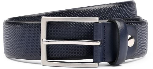 Suitable Belt Structure Leather Navy Product