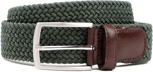 Profuomo Geweven Riem Groen Product
