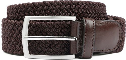 Profuomo Geweven Riem Bruin Product