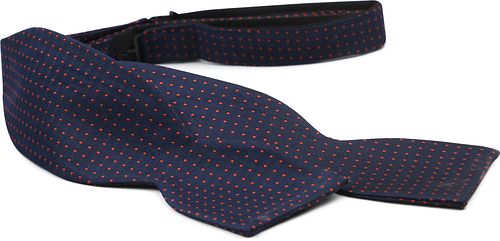 Suitable Selbstbinder Seide Navy Gepunktet Product