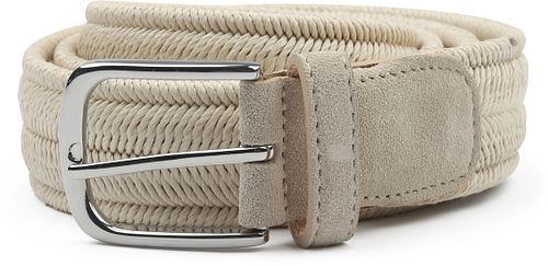 Profuomo Waxed Braided Belt Ecru Product