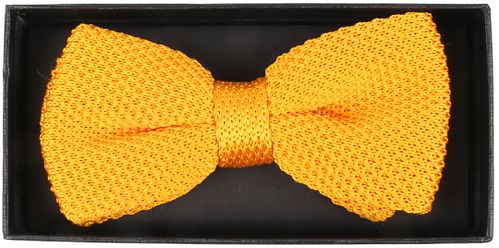 Suitable Bow Tie Knitted Gold Verpakking