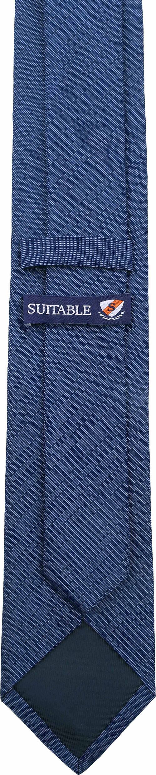 Silk Tie Dark Blue K82-1 Product / Achterkant