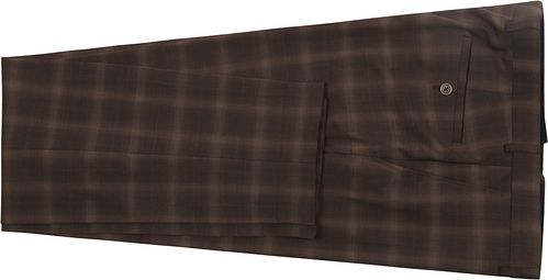 Suitable Strato Toulon Suit Wool Checks Brown Product / Detail