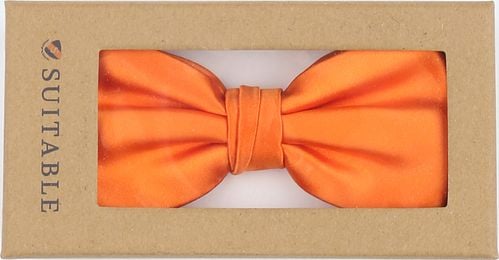 Suitable noeud papillon en soie orange Verpakking