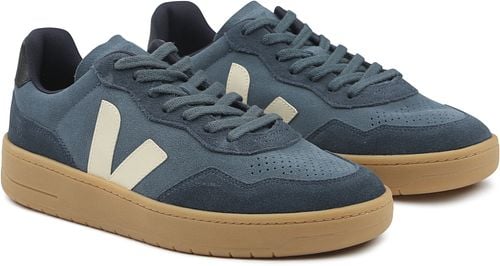 Veja Baskets V-90 Suede Bleu Product / Detail