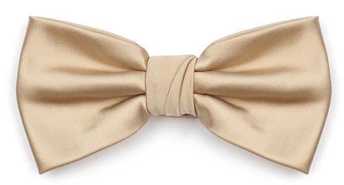 Suitable Satin Bow Tie Beige Product