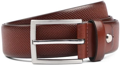 Suitable Belt Structure Leather Cognac Product