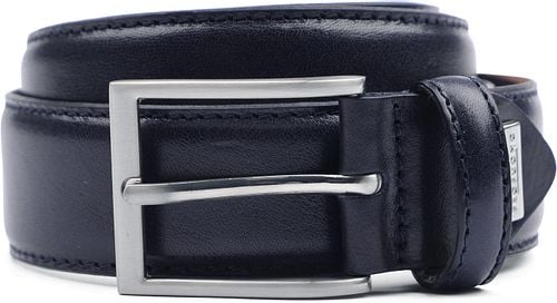 Profuomo Riem Leer Donker Blauw Product