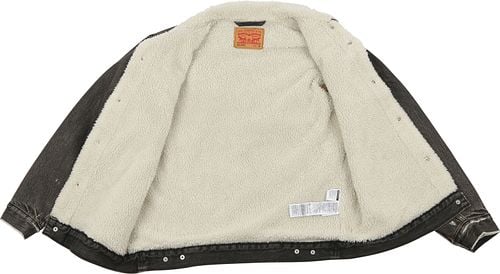 Levi's Sherpa Jas Denim Antraciet