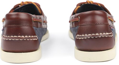 Sebago Segelschuhe Docksides Portland Navy Braun Product / Achterkant