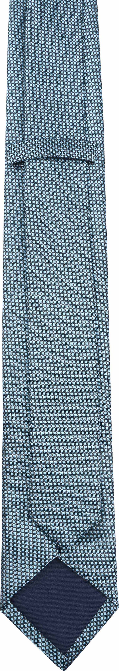 Suitable Silk Tie Aqua Product / Achterkant