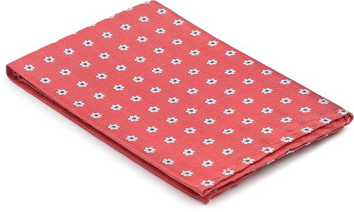 Suitable Silk Necktie Red Print Flower Product