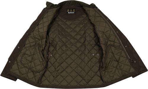 Quilted Jacket Barbour Chelsea Olive Green Product / Detail