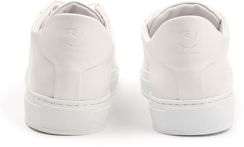 Suitable Baskets Nubuck Skave Blanc Product / Achterkant