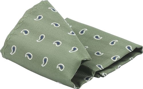 Suitable Silk Necktie Paisley Green Product
