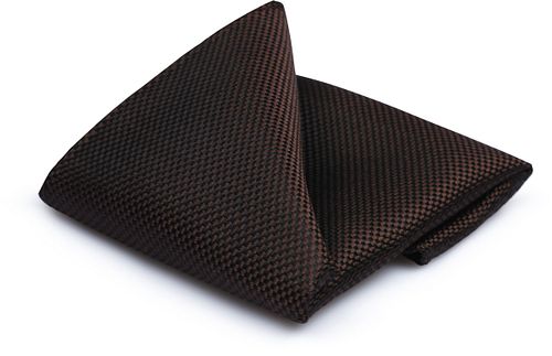 Suitable Zijde Pochet Bruin Product