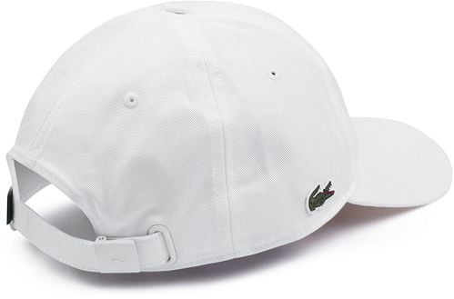 Lacoste Kappe Logo Weiß Product / Achterkant