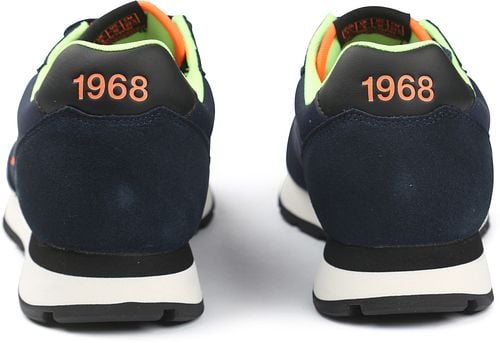 Sun68 Sneaker Tom Fluo Navy Blue Product / Achterkant