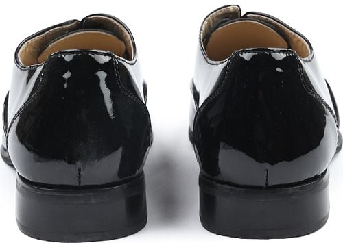 Suitable Lacquer Shoes Leather Black Product / Achterkant