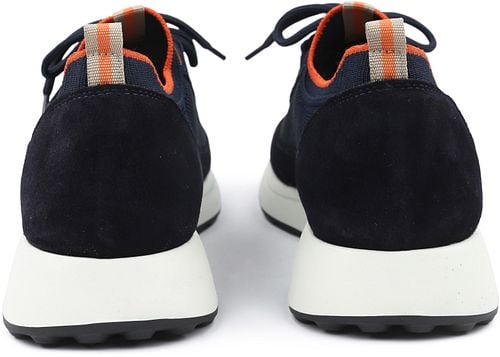 Suitable Sneaker Suede Navy Product / Achterkant