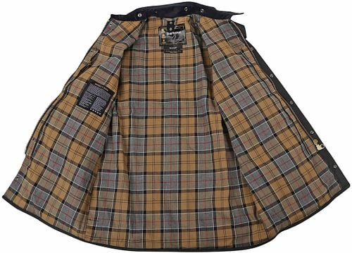 Barbour Beaufort Wachsjacke Dunkelblau Product / Detail