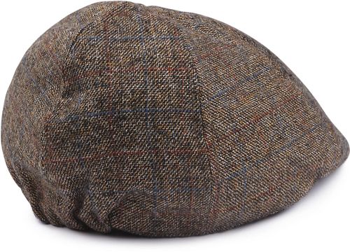No Excess Flat Cap Melange Brown Product / Achterkant