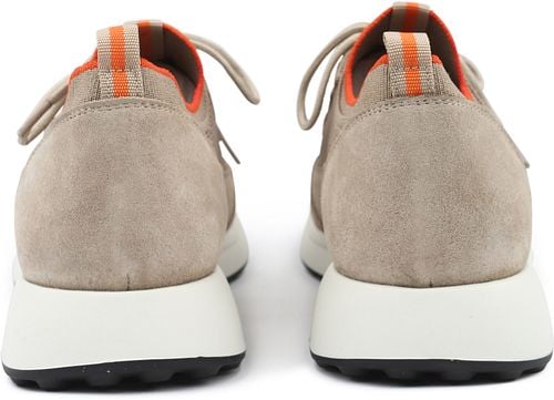 Suitable Sneaker Suede Beige Product / Achterkant