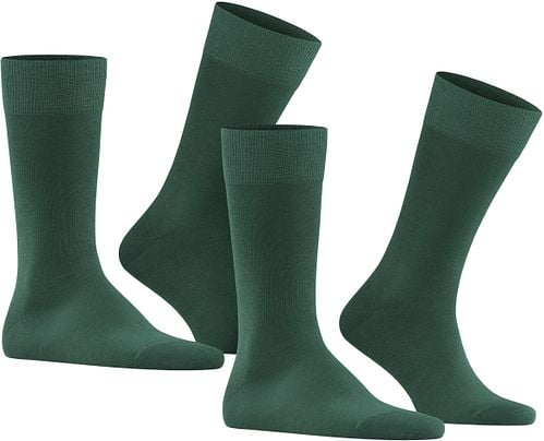 Falke Happy Socken 2-Pack Dunkelgrün Product