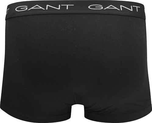 Gant Boxers Trunk 3-Pack Black Product / Achterkant
