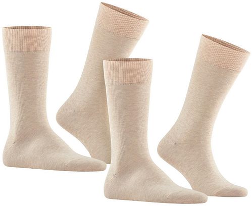 Falke Happy Socken 2 Paar Beige Melange Product