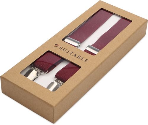 Suitable Suspenders X-Model Bordeaux Verpakking