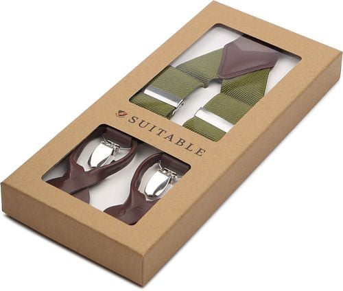 Suitable Luxe Bretels Groen Verpakking