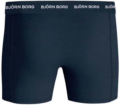 Bjorn Borg Boxers Cotton Stretch 3-Pack Black Blue Product / Achterkant