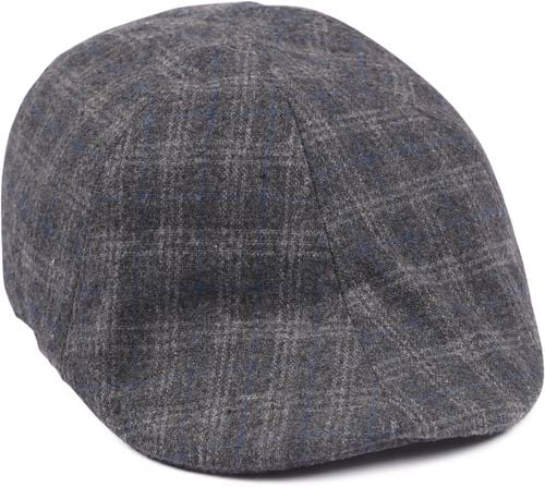 Suitable Peaky Cap Woven Pane Grey Product