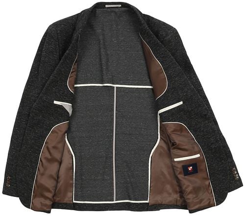 Suitable Sports Jacket Fame Pied de Poule Anthracite Product / Detail