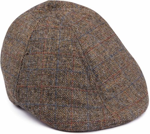 No Excess Flat Cap Melange Brown Product