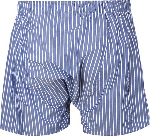 Steppin' Out Boxershort Stripe Royal Product / Achterkant