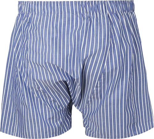 Steppin' Out Boxershort Stripe Royal Product / Achterkant