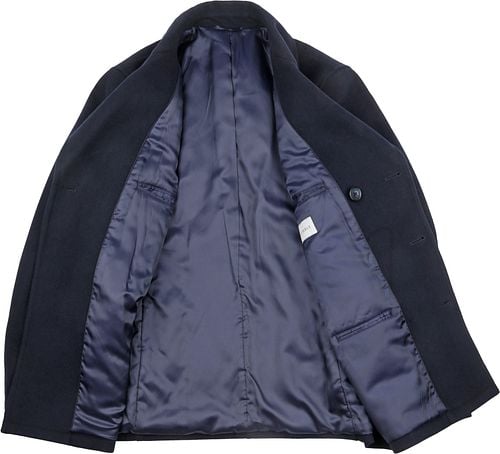 Suitable Caban Coat Wol Navy Product / Detail