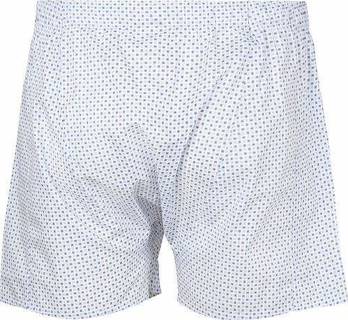 Steppin' Out Boxershort Print Stars Blue Product / Achterkant
