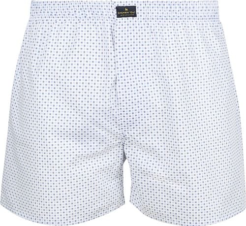 Steppin' Out Boxershort Print Stars Blue Product
