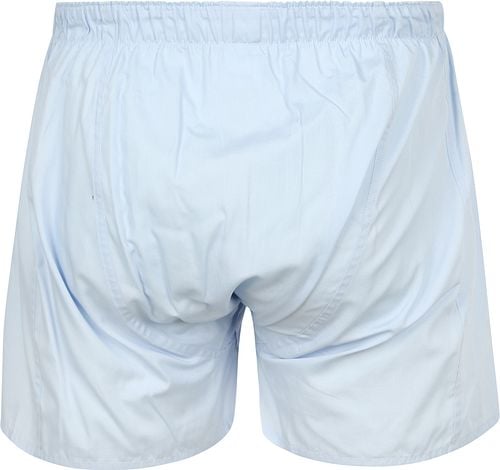 Steppin' Out Boxershorts Popeline Solid Hellblau Product / Achterkant