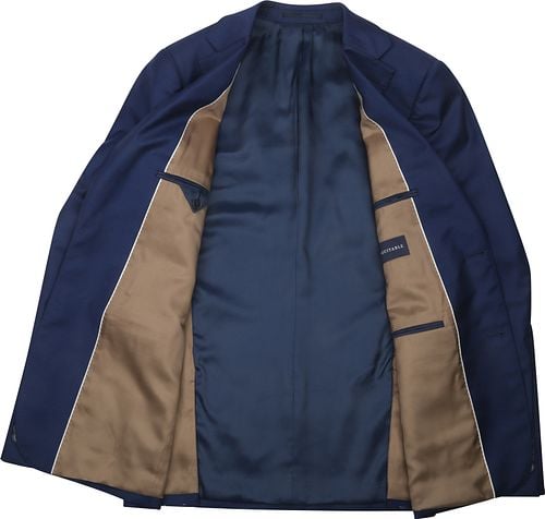 Suitable Kostuum Wol Royal Blauw Product / Detail