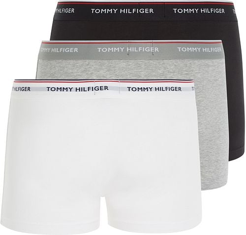 Tommy Hilfiger Boxer 3-Pack Black/White/Grey Product / Achterkant