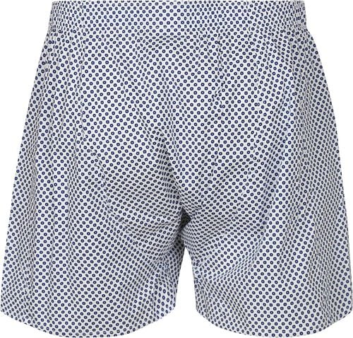 Steppin' Out Boxershort Floral Blue Product / Achterkant