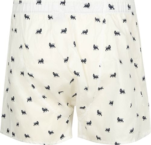 Steppin' Out Boxer White Logo Oxford Product / Achterkant