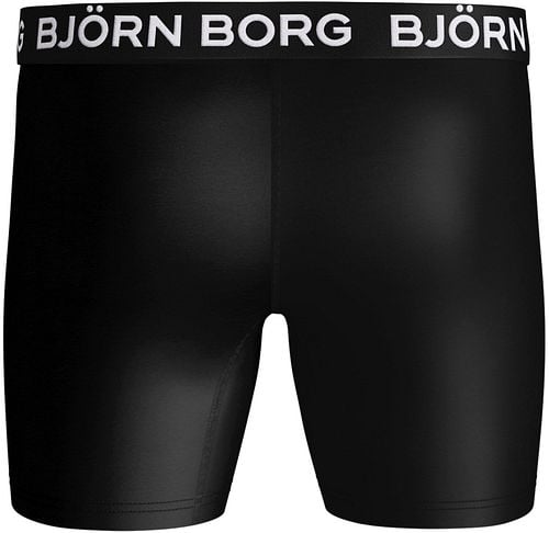 Bjorn Borg Performance Boxers 3-Pack Black Product / Achterkant